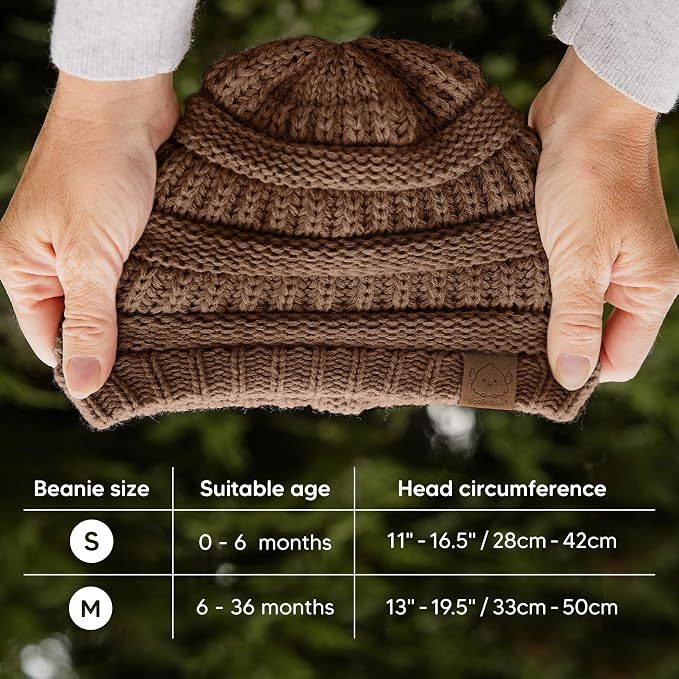 3-Pack Baby Beanies for Boys, Girls - Image 5