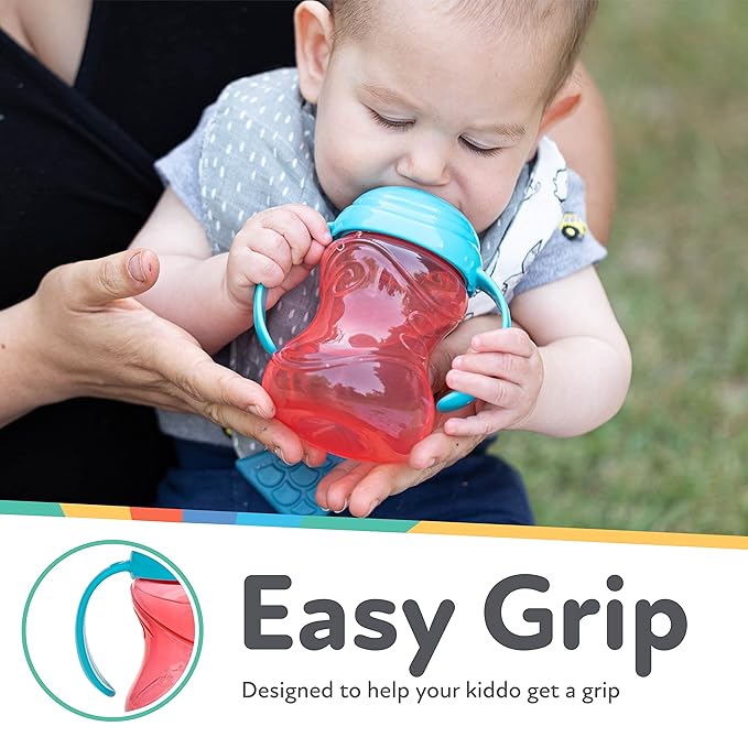 Nuby Clik-It Grip N' Sip Soft Spout No-Spill Training Sippy Cup - 10 oz - 4+ - Image 4