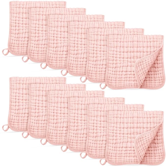 Muslin Burp Cloths for Baby 100% Cotton Burping Cloths for Boys Girls Large by Unnivoll