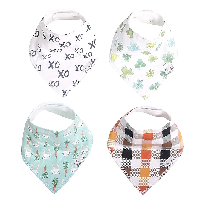 Copper Pearl Baby Bandana Drool Bibs by CopperPearl