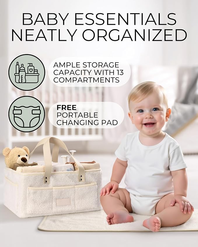 Baby Diaper Caddy Organizer - Image 3