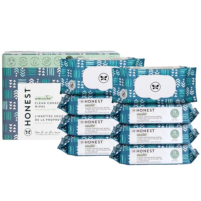 The Honest Company Clean Conscious Multi-Use Wipes | Hypoallergenic + Unscented by TheHonestCompany
