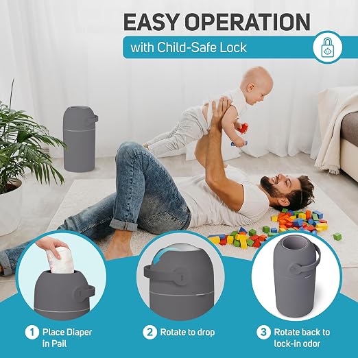 L.A. Baby Magic Diaper Pail - Image 4