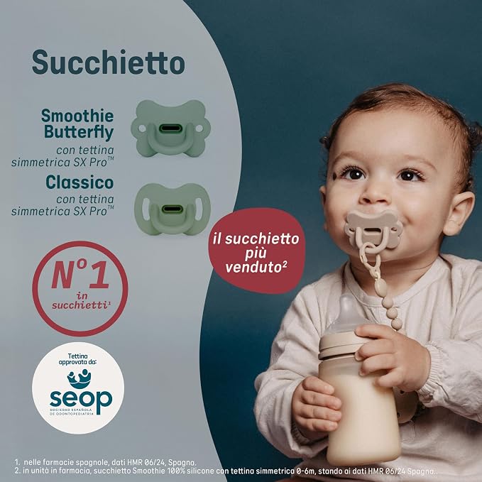 Color Essence SX PRO Silicone Baby Pacifier 1Pk, Made - Image 5