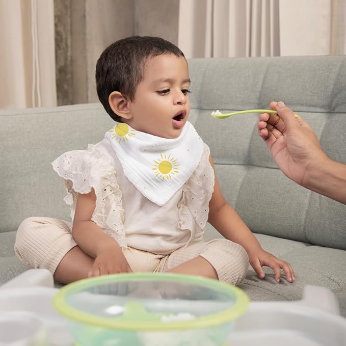 Muslin Baby bibs for drooling and teething, 100% cotton, Bibs for baby girl - Image 8