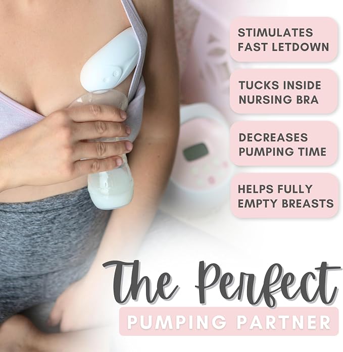 Cradle & Grace Warming Lactation Massager, Waterproof Breastfeeding Massager - Image 5