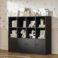 Black Bookshelf, Wood Bookcase by DIYART