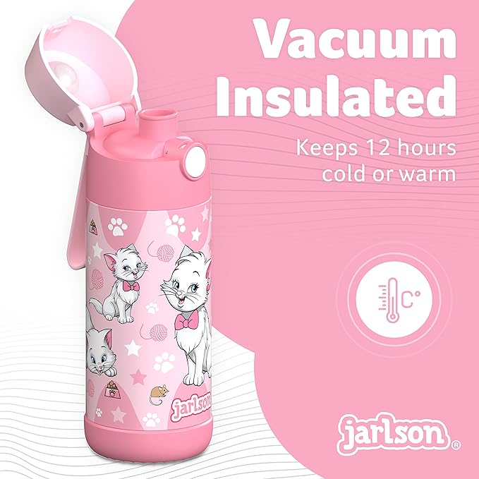 Jarlson® Mali Children's Water Bottle, Thermal Stainless Steel Water Bottle - Image 2
