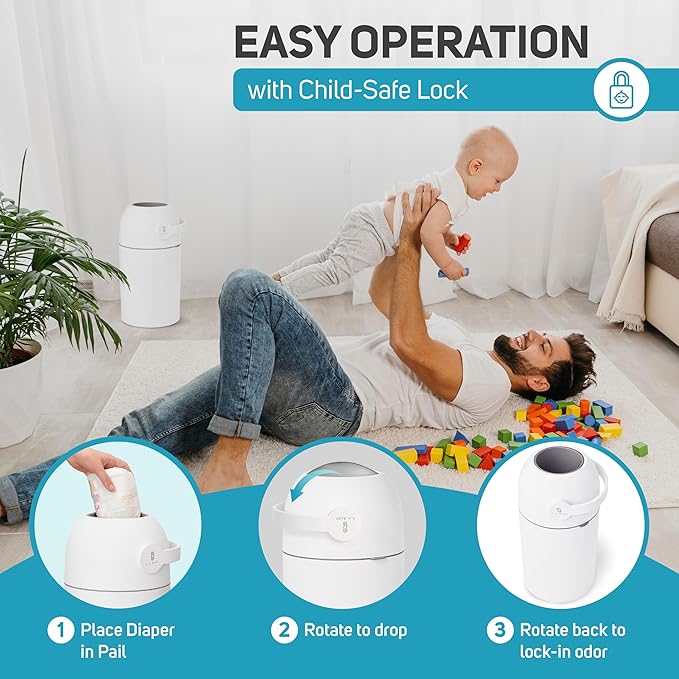 L.A. BABY Magic Diaper Pail - Image 4