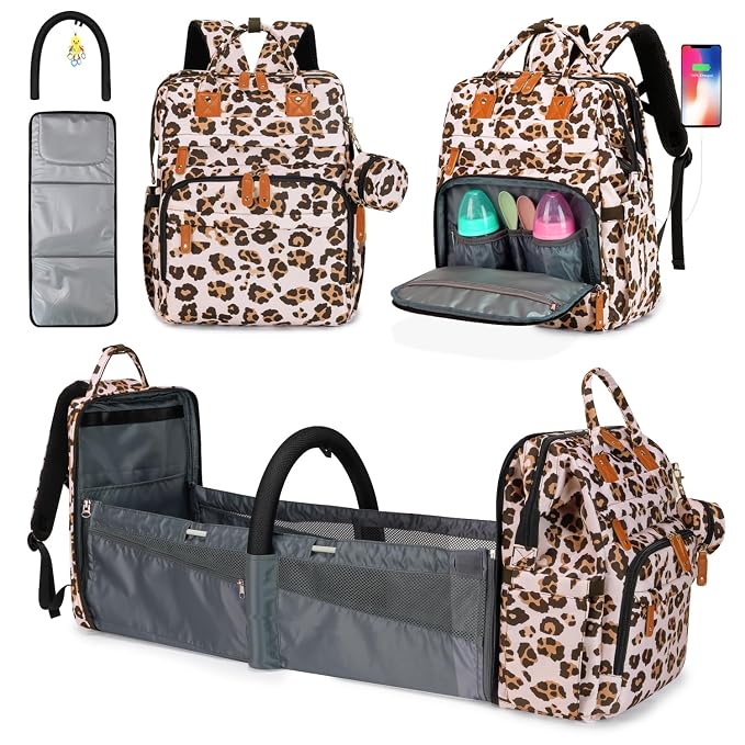 KABAQOO Diaper Bag Backpack by KABAQOO