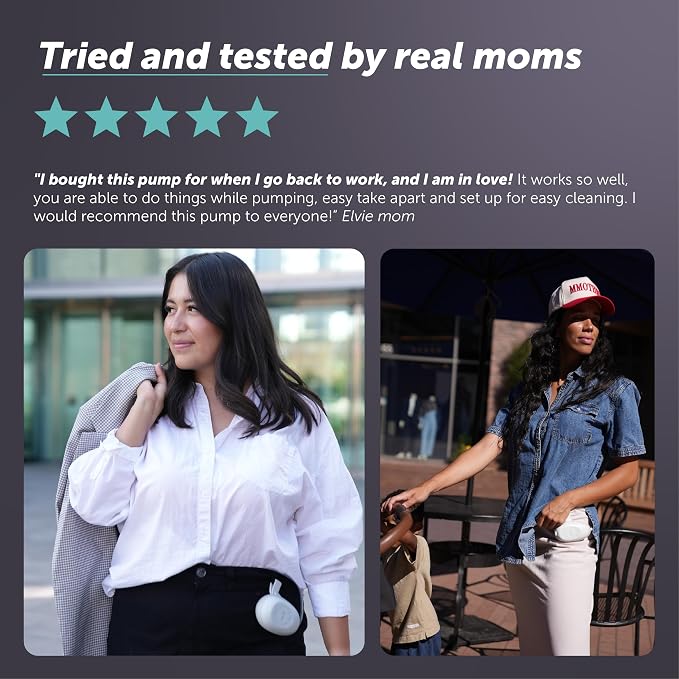 Elvie Stride 2 Hospital-Grade, App-Controlled Single Breast Pump - Image 8