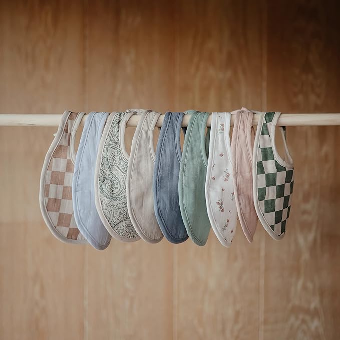 mushie Muslin Baby Bib | Soft Cotton - Image 5
