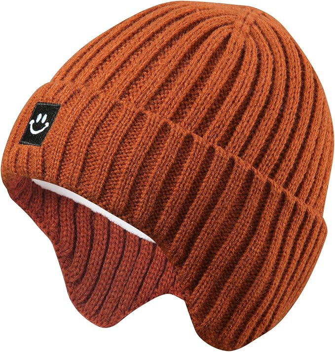 MaxNova Baby Winter Hat Toddler Beanie Hat Earflap Knit Cap by MaxNova