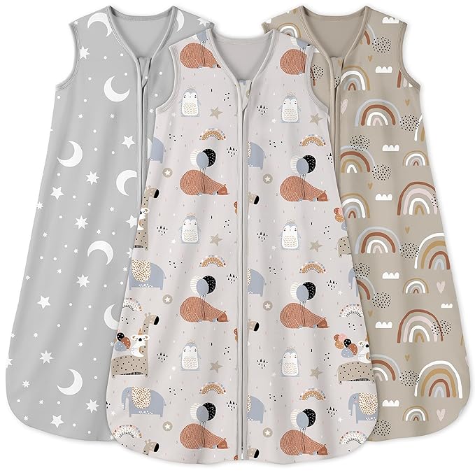 Yoofoss Baby Sleep Sack 0-6 Months 0.5 Tog Wearable Blanket by YOOFOSS
