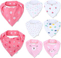 DOKMA Set 8 Organic Cotton Baby Drool Bibs by DOKMA