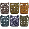 ALVABABY 6 Pack Cloth Diaper by ALVABABY