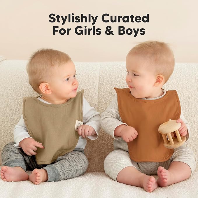 8-Pack Baby Bibs for Boys, Girls - Image 7