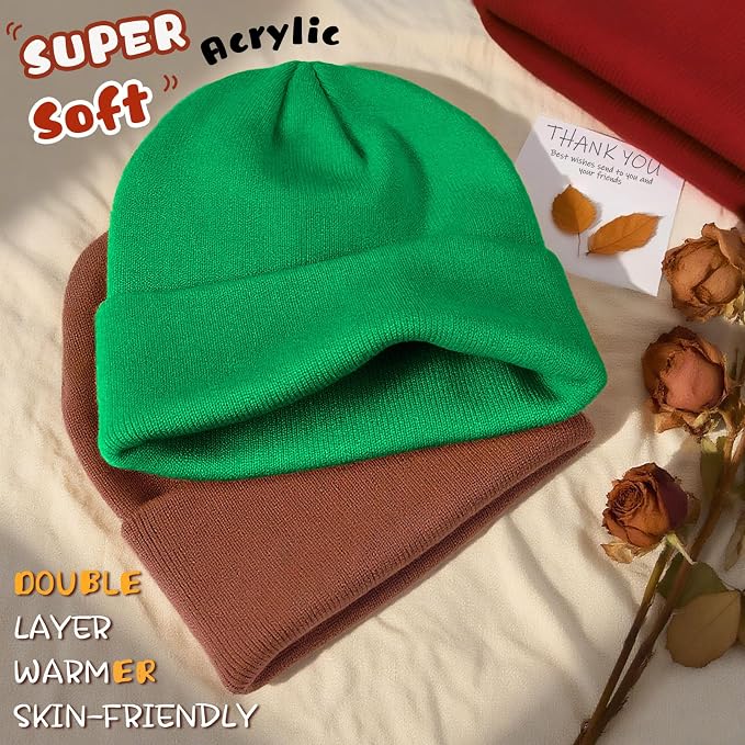 ZOORON Toddler Beanie Baby Boys Girls Beanies Kids Winter Hats Children Knit - Image 2