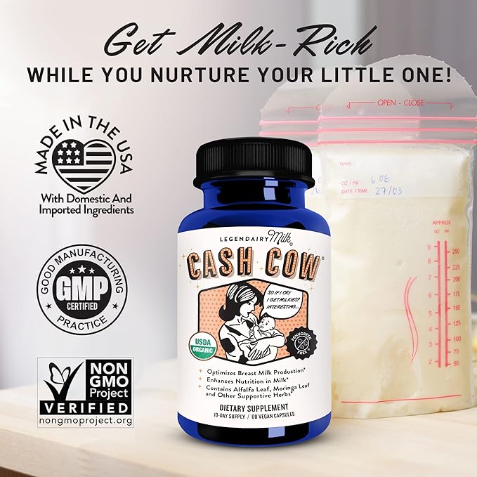 Legendairy Milk Cash Cow Lactation Supplement, and Goat's Rue Breastfeeding - Image 2
