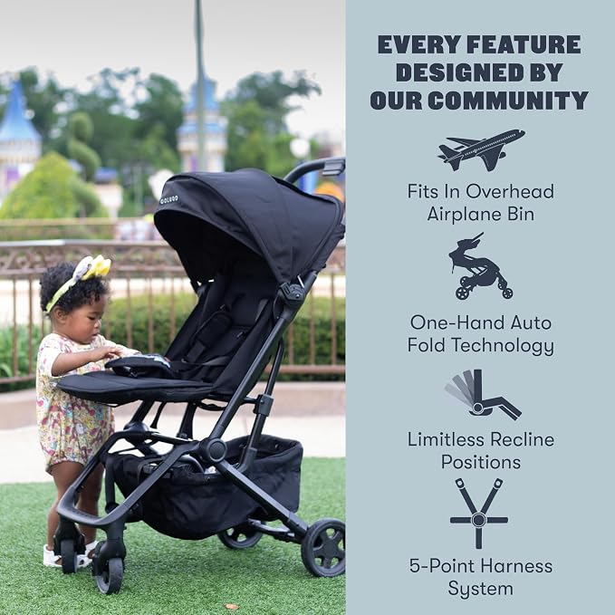 Colugo Compact Stroller+ Lightweight Foldable Travel Stroller - Image 2