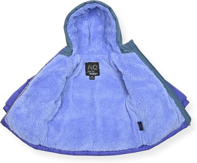 Arctic Quest Little Girls Bib Snow Pants and Ski Jacket Water-Resistant Snowsuit - Image 3
