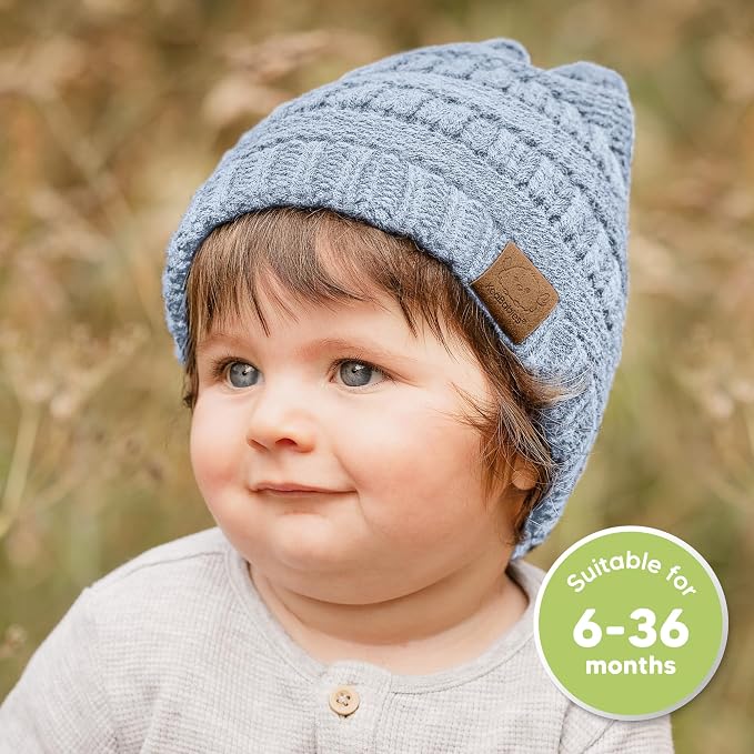 3-Pack Baby Beanies for Boys, Girls - Image 2