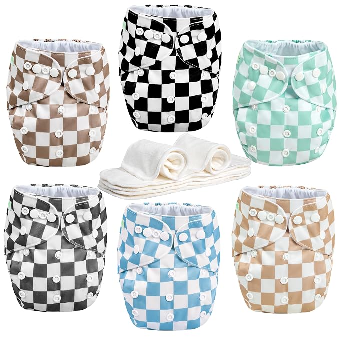 wegreeco Cloth Diapers 6 Pack - Image 2