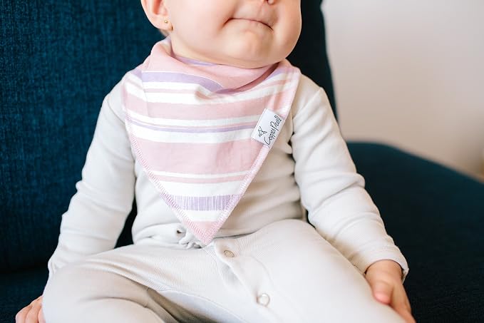 Copper Pearl 4 Pack Soft Cotton Baby Bibs - Image 6