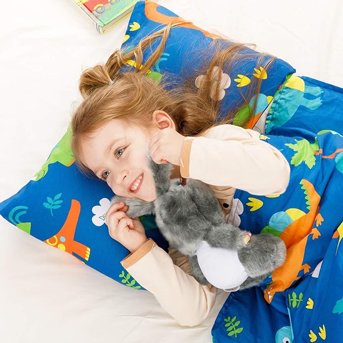 Toddler Pillow with 100% Organic Cotton Pillowcase 14x19, Cottonblue Kids - Image 4