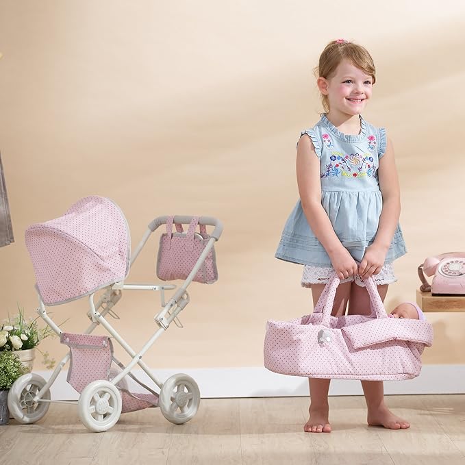 Olivia's Little World Buggy-Style Baby Doll Stroller - Image 13