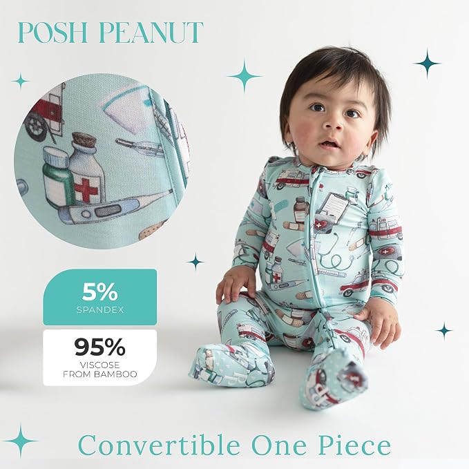 Posh Peanut Convertible Baby Sleepers - Image 8