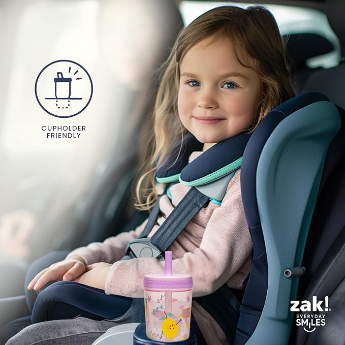Zak Designs Kelso Tumbler Set 15 oz, Leak-Proof Screw-On Lid - Image 7