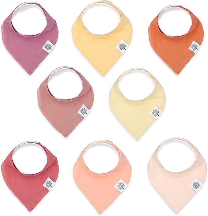 Parker Baby Bandana Drool Bibs 8 Pack Baby Bibs by ParkerBabyCo