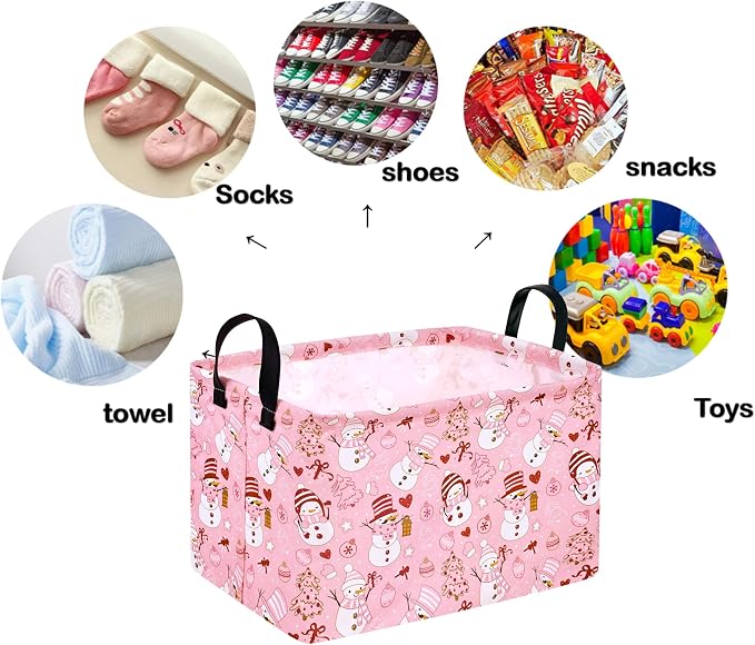 Rectangle Basket, Kids Organizer, Clothes Storage Box - Image 6