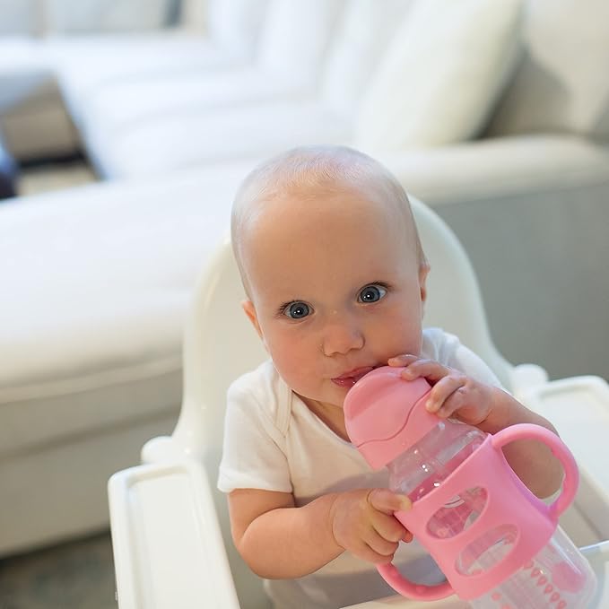 Dr. Brown's Milestones Wide-Neck Sippy Straw Bottle - Image 2
