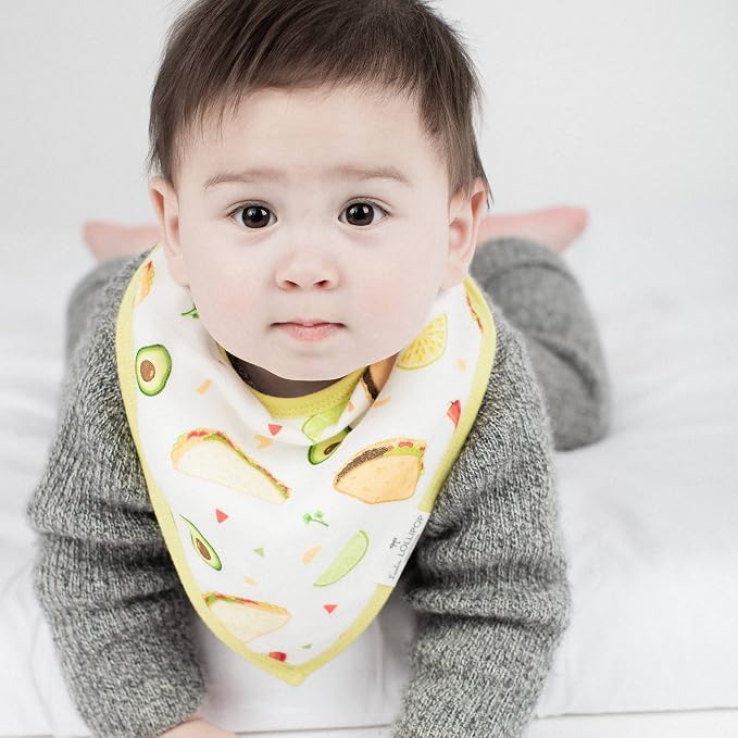 Loulou Lollipop Muslin Bandana Bib Drool Bib Set - Image 5