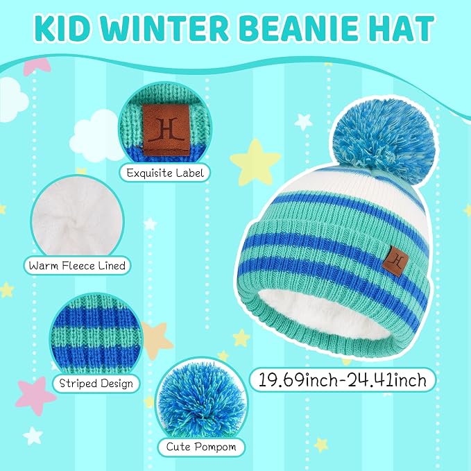 FZ FANTASTIC ZONE Kids Toddler Winter Hat Beanie - Image 2