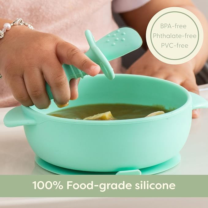 UpwardBaby Silicone Baby Spoons Self Feeding 6 Months - Image 8