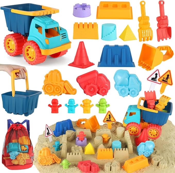 Beach Sand Toys, Large Dump Truck by Elovien