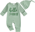 Fernvia Newborn Baby Boy Clothes Letters Print Bodysuit 3 6 9 12 18 Months Long by Fernvia