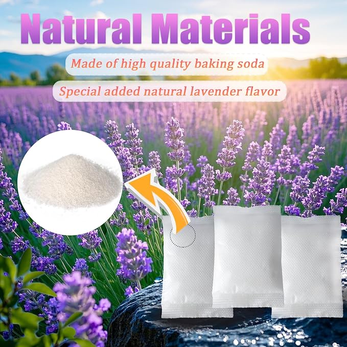 10PCS Lavender Scented Baking Soda Refills - Image 3