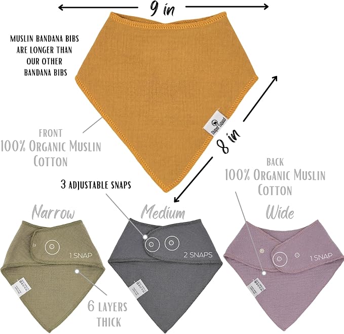 DiaperSquad's Baby Bibs for Drooling and Teething, Bibs for Boys, Baby Girl - Image 4