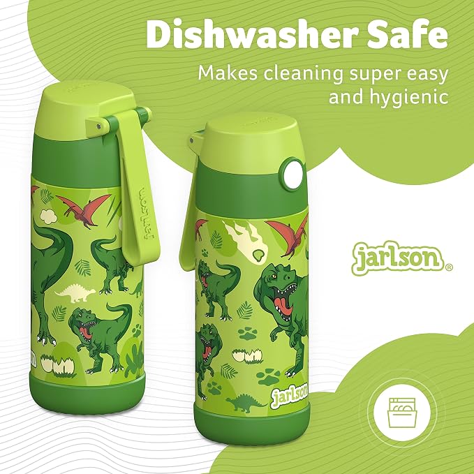 Jarlson® Mali Children's Water Bottle, Thermal Stainless Steel Water Bottle - Image 3