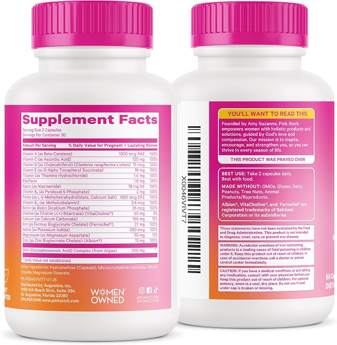 Pink Stork Total Prenatal Vitamins - Image 7