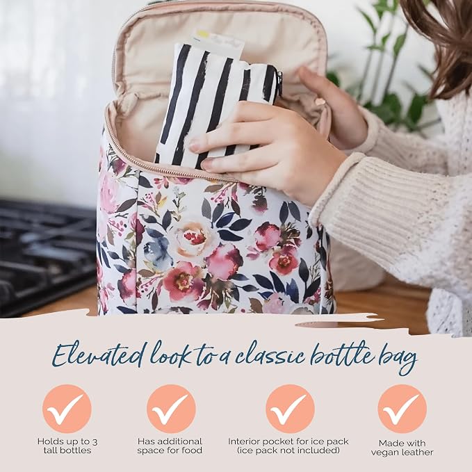Itzy Ritzy Insulated Bottle Bag – Keeps Bottles Warm or Cool - Image 3