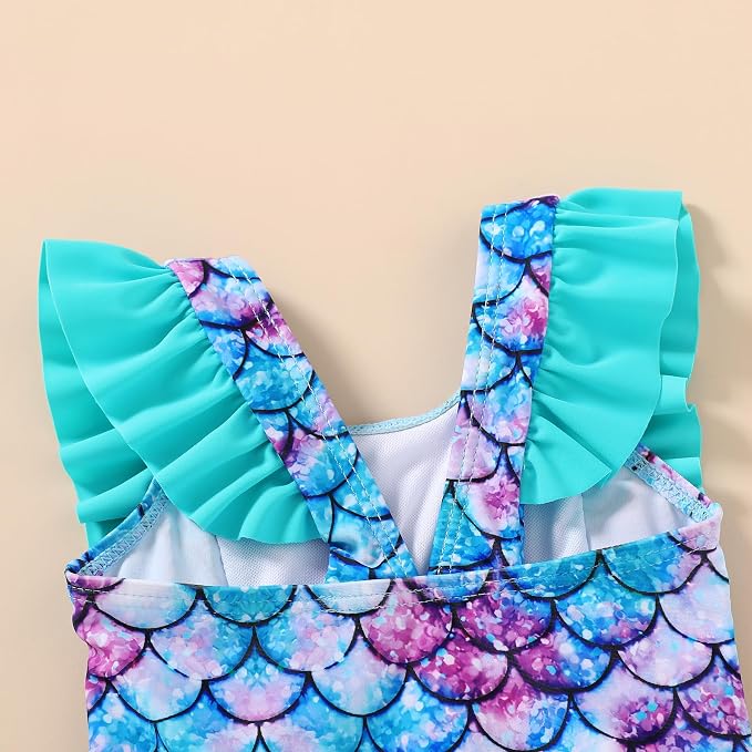 Happy Town One-Piece Infant Toddler Baby Girl Summer Swimsuit Watermelon - Image 3