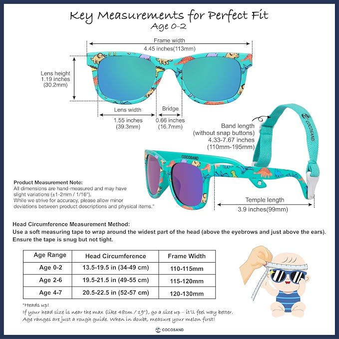 COCOSAND Flexible Baby Sunglasses - Image 5