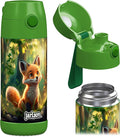 Jarlson® Mali Children's Water Bottle, Thermal Stainless Steel Water Bottle by JARLSON