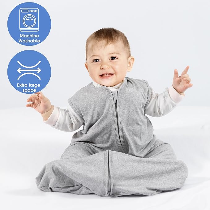 Baby Sleep Sack 6-12 Months Baby Wearable Blanket 100% Rayon Cotton 2-Way - Image 2