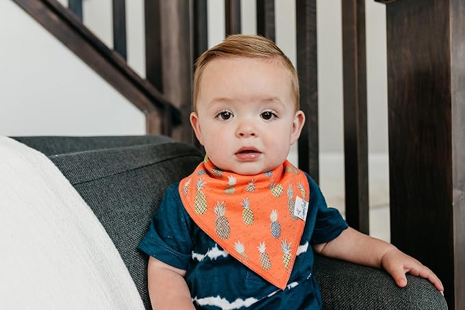 Copper Pearl Baby Bandana Drool Bibs - Image 6